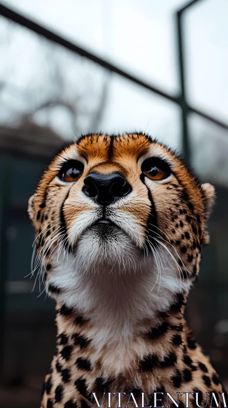 Cheetah Close-Up AI Image