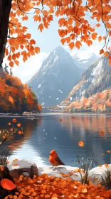 Tranquil Mountainside Scene