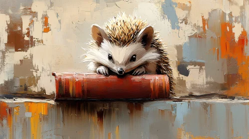 Abstract Hedgehog Illustration