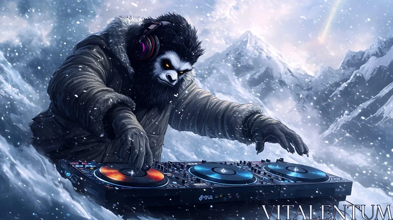 AI ART Ape Beats: Mountain Music