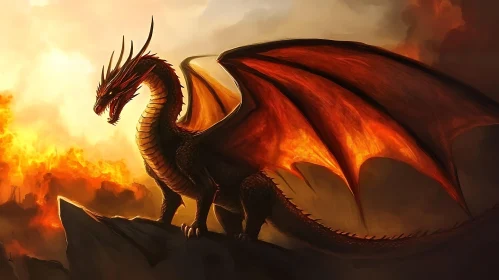 Dragon on a Cliff