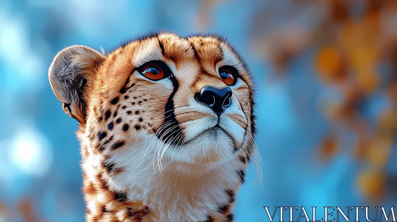 Majestic Cheetah in Nature AI Image