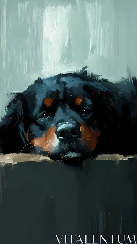 AI ART Artistic Dog Portrait