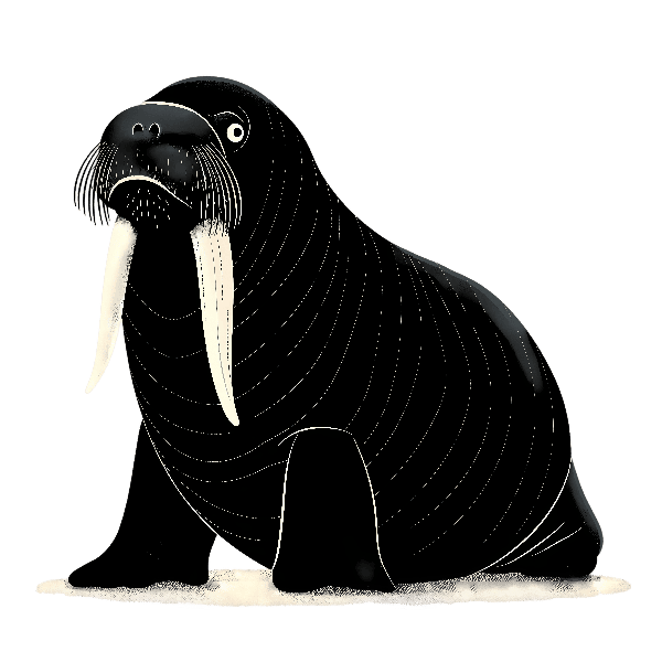 Walrus Illustration Apparel