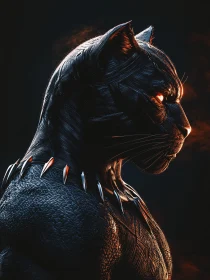 Marvel's Black Panther Detailed Portrait