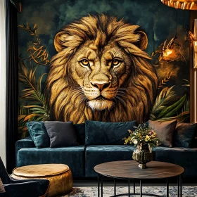 Majestic Lion Wall Art