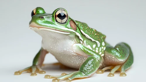 Intricate Patterns of Green Frog