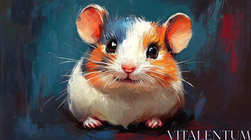 Hamster Painting Art AI Image