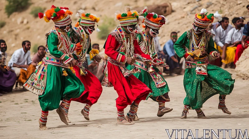 AI ART Vibrant Traditional Dance