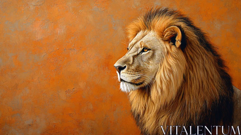 AI ART Regal Lion Portrait