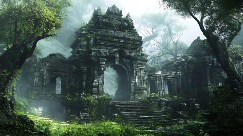 Forgotten Ruins of Ancient Temple