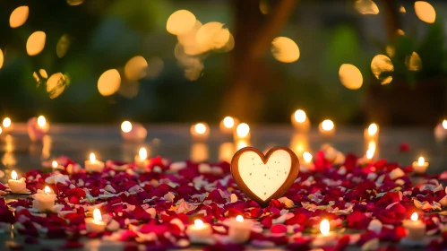 Love and Romance: Heart Surrounded by Light