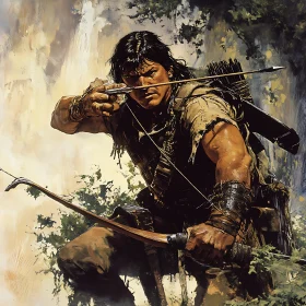 Forest Archer Ready to Strike