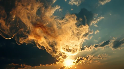 Smoke Dancing at Dusk