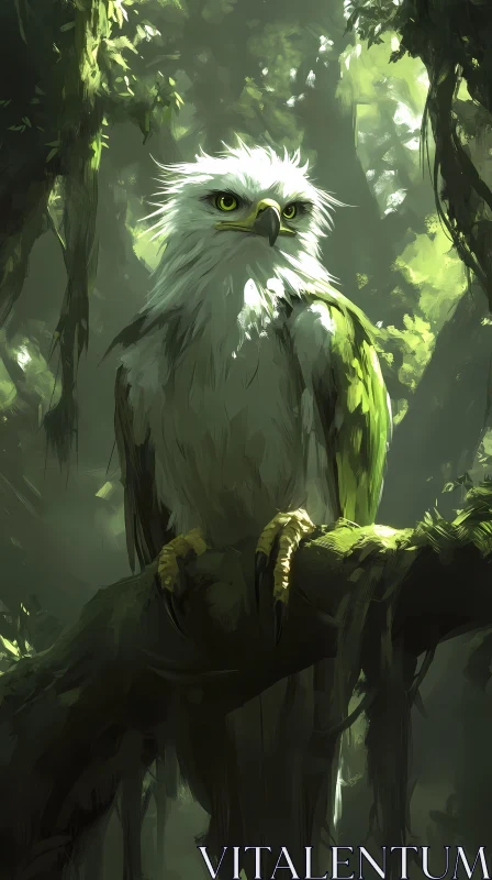 AI ART Forest Bird Portrait