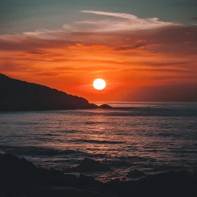 Peaceful Sea Sunset