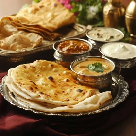 Delicious Indian Food Still Life