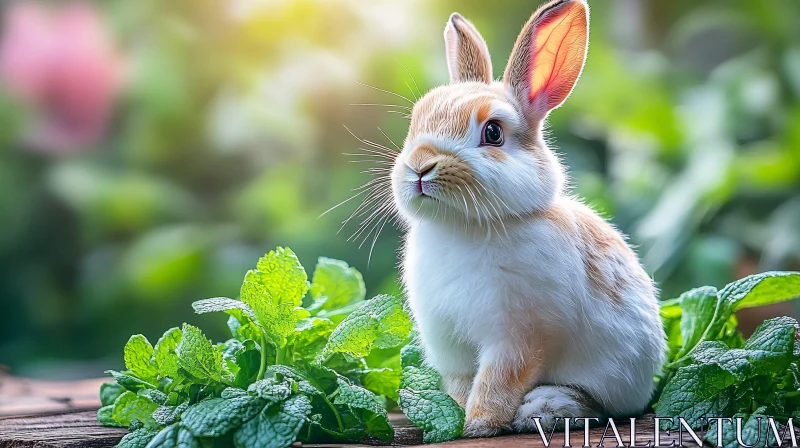 AI ART Charming Garden Bunny