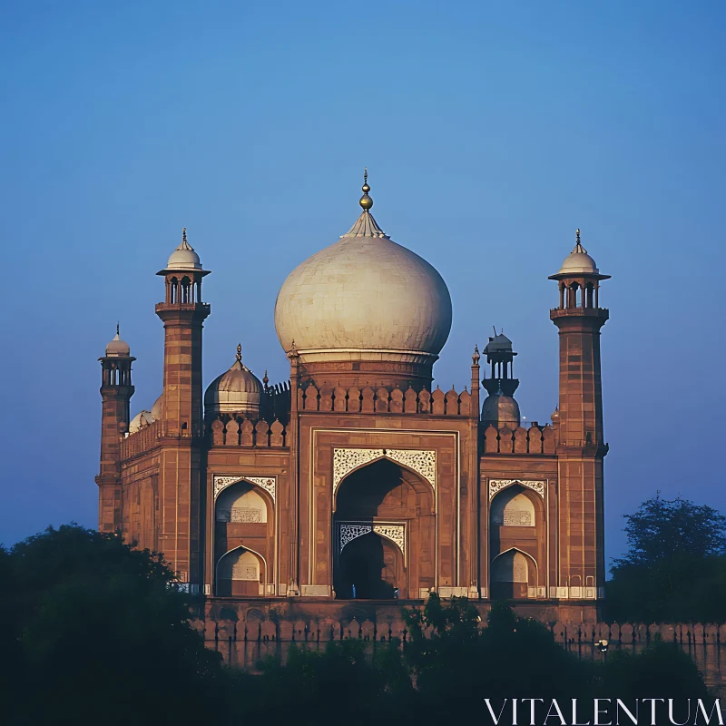 Historical Building with Dome and Towers AI Image