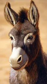 Donkey Close-Up Art