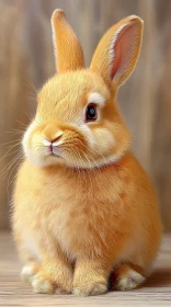Charming Fluffy Rabbit with Soft Ears