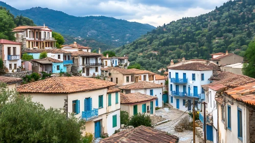 Scenic Mountain Village View