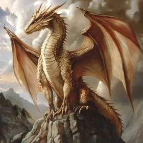 Dragon on a Rock