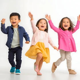 Children's Playful Dance of Joy