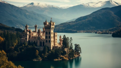 Enchanting Mountain Castle in Spanish Enlightenment Style