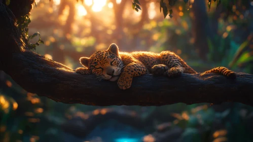 Wildlife Haven: Jaguar in Forest
