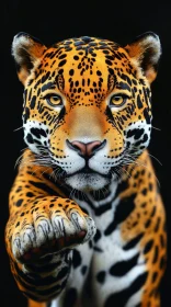 Elegant Jaguar Portrait