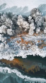 Winter Aerial Landscape