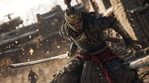 Armored Warrior with Sword