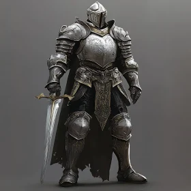 Armored Knight with Sword