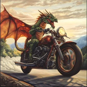 Motorcycle Dragon: A Fantastic Journey