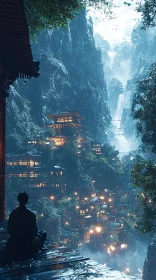 Serene Temple View