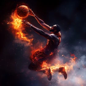 Athlete on Fire