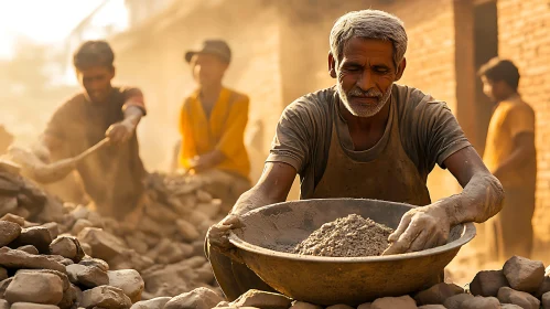 Man Working in Construction