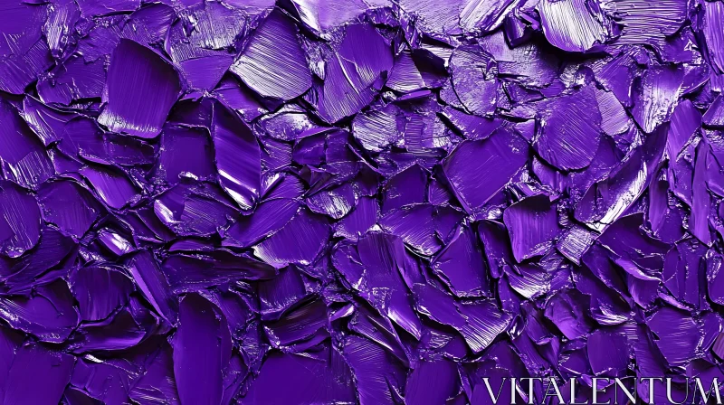 Abstract Purple Painting AI Image