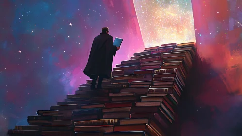 Stairway to Enlightenment: Books and Stars