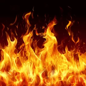 Blazing Fire and Flames