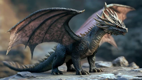 Dragon of Shadow and Rose