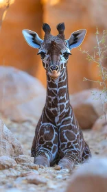 Charming Giraffe Portrait