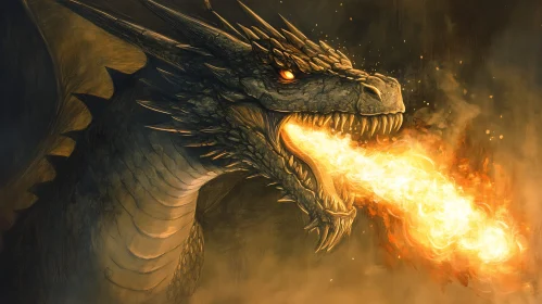 Dragon's Fury: A Blaze of Scalded Skies