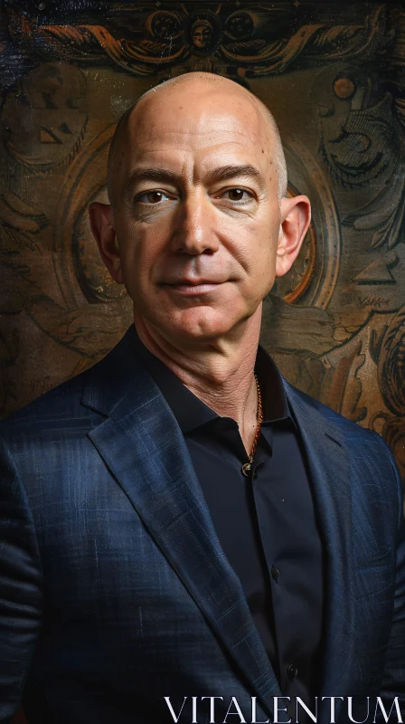 Jeff Bezos Business Portrait AI Image