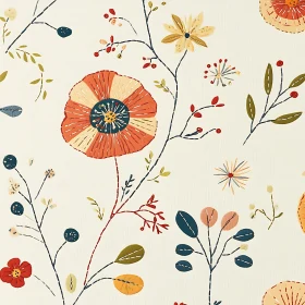 Botanical Floral Art Design