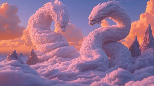 Celestial Serpents: Dragons in the Sky