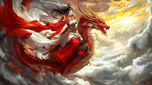 Dragon Rider in the Sky