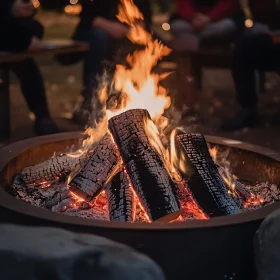 Cozy Evening by the Firepit