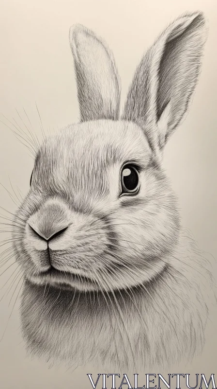 AI ART Artistic Rabbit Portrait